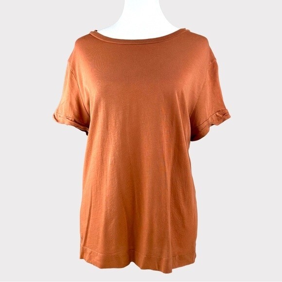 Loft Wedge T-Shirt Size Large - Gently Used - Rust color - Picture 2 of 11